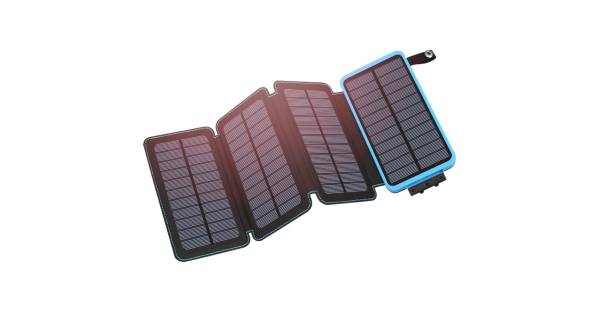 Solar Power Bank With Fixed Or Detachable Solar Mats 5v Dual Usb